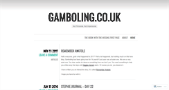 Desktop Screenshot of gamboling.co.uk