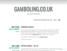 Tablet Screenshot of gamboling.co.uk